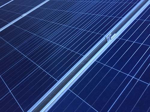 electrical device architectural photography of blue and white satellite panel solar panels